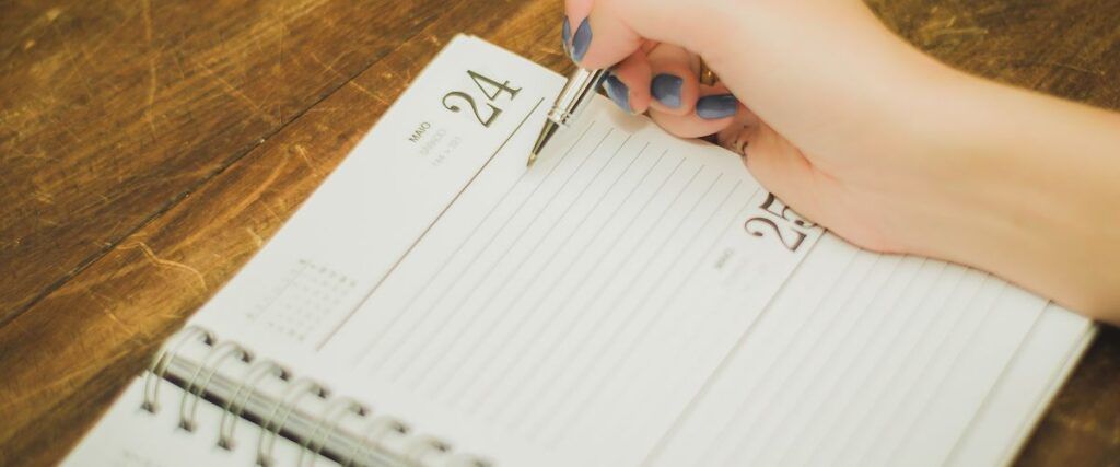 como elegir tu agenda perfecta